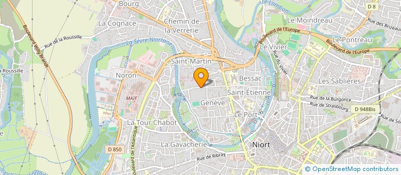 localisation de l'entreprise MONSIEUR PATRICE LEYMARIE à NIORT