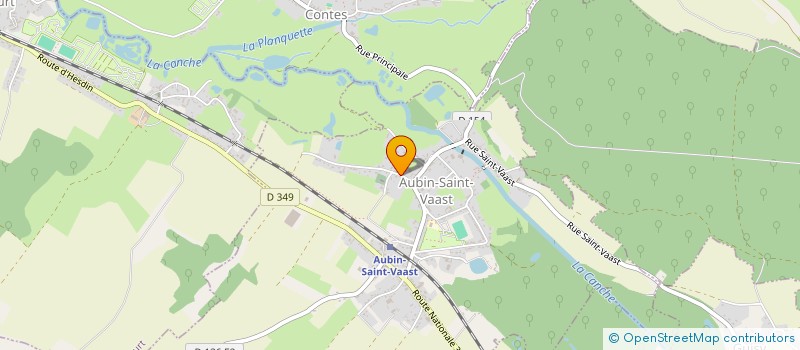localisation de l'entreprise MONSIEUR PATRICE LHERBIEZ  AUBIN-SAINT-VAAST