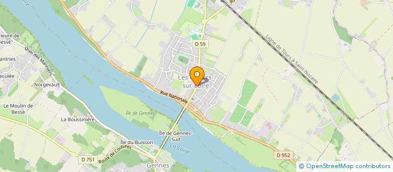 localisation de l'entreprise MONSIEUR PATRICE LIHOREAU à GENNES-VAL-DE-LOIRE