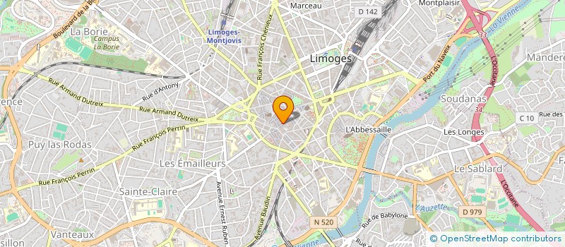 localisation de l'entreprise MONSIEUR PATRICE LISENBORG à LIMOGES