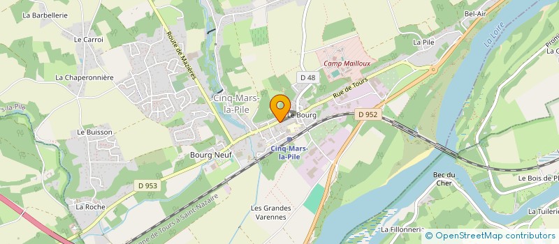 localisation de l'entreprise MONSIEUR PATRICE LISSORGUES  CINQ-MARS-LA-PILE