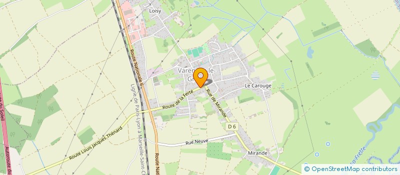 localisation de l'entreprise MONSIEUR PATRICE LONDECHAMP à VARENNES-LE-GRAND