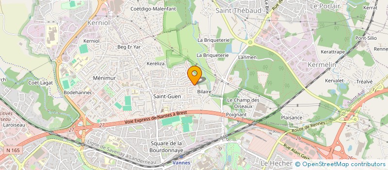 localisation de l'entreprise MONSIEUR PATRICE LORAND  PONTIVY