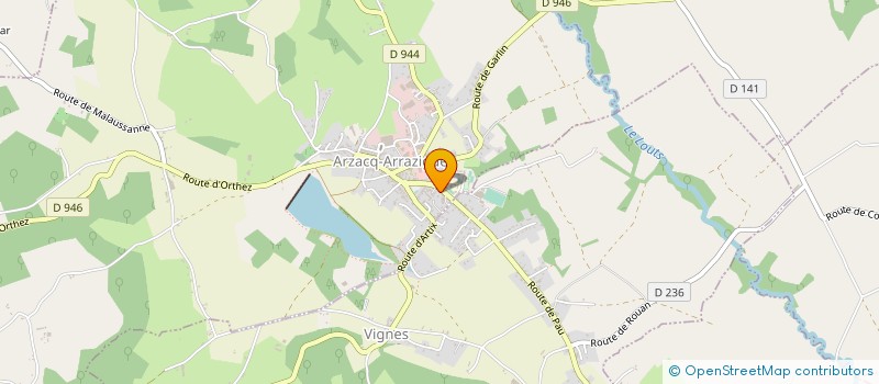 localisation de l'entreprise MONSIEUR PATRICE LOUBRY  ARZACQ-ARRAZIGUET