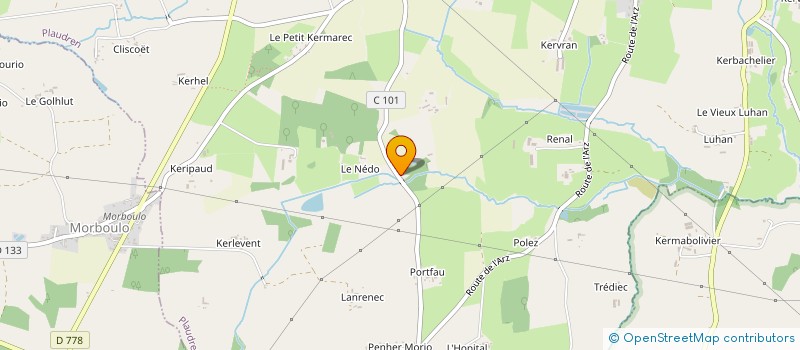 localisation de l'entreprise MONSIEUR PATRICE LOUIS  PLAUDREN