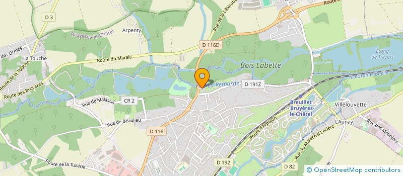 localisation de l'entreprise MONSIEUR PATRICE LOUIS à BREUILLET