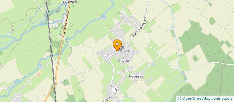 localisation de l'entreprise MONSIEUR PATRICE LOUVET  SAINT-CYR