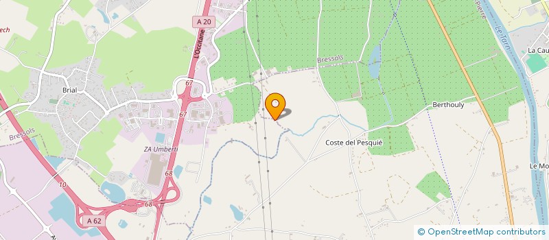 localisation de l'entreprise MONSIEUR PATRICE LUBIN  LABASTIDE-SAINT-PIERRE