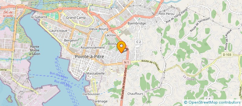 localisation de l'entreprise MONSIEUR PATRICE LUBINO à LES ABYMES