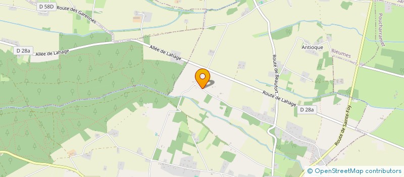 localisation de l'entreprise MONSIEUR PATRICE LUCIEN MORANDIN  RIEUMES