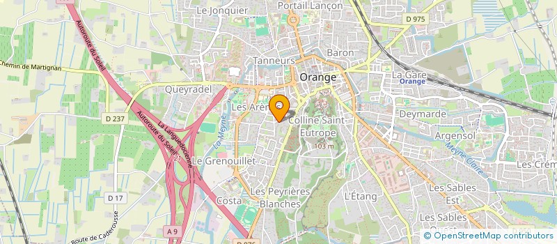 localisation de l'entreprise MONSIEUR PATRICE MAGNI  ORANGE