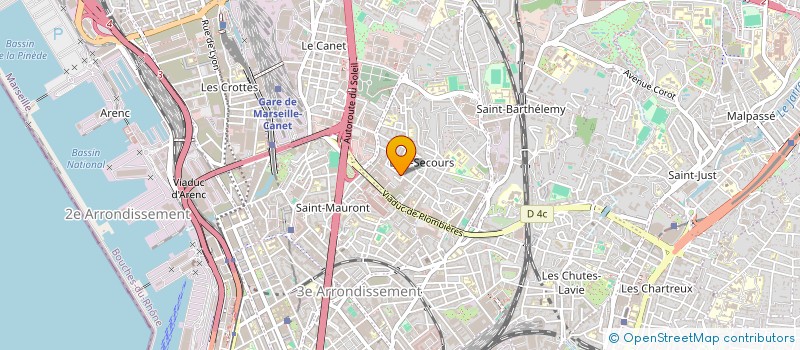 localisation de l'entreprise MONSIEUR PATRICE MAGNIEN  MARSEILLE