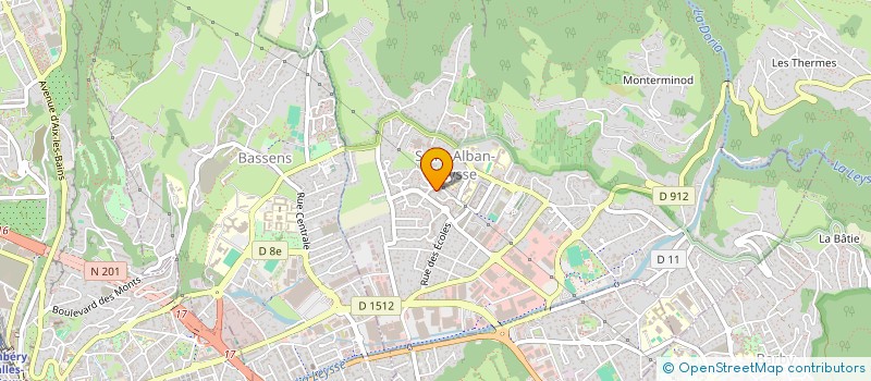 localisation de l'entreprise MONSIEUR PATRICE MAGNIN  SAINT-ALBAN-LEYSSE