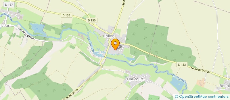 localisation de l'entreprise MONSIEUR PATRICE MAHIEUX  CRILLON