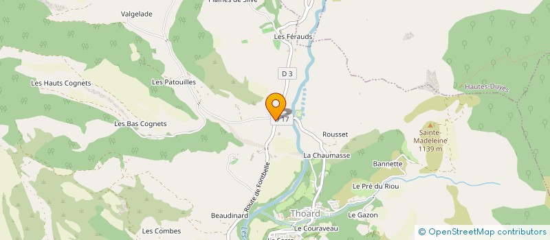 localisation de l'entreprise MONSIEUR PATRICE MAISSE  BARRAS