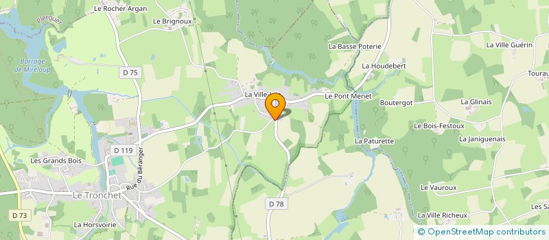 localisation de l'entreprise MONSIEUR PATRICE MALLARD  LE TRONCHET