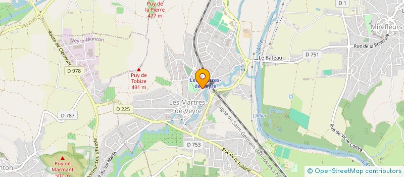 localisation de l'entreprise MONSIEUR PATRICE MALLORCA  LES MARTRES-DE-VEYRE