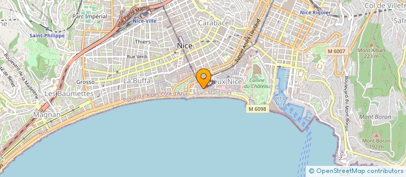 localisation de l'entreprise MONSIEUR PATRICE MANFE à NICE