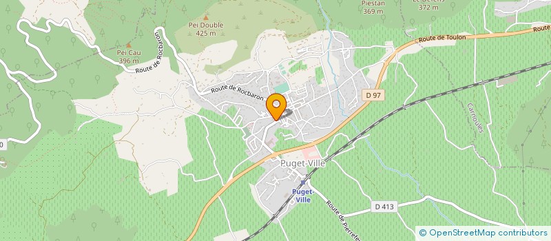 localisation de l'entreprise MONSIEUR PATRICE MANFREDI  PUGET-VILLE