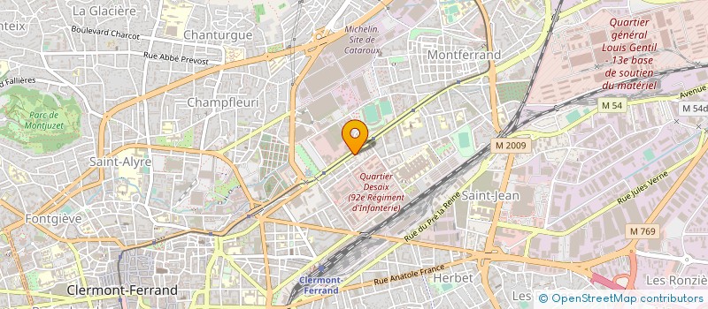 localisation de l'entreprise MONSIEUR PATRICE MANNONI  CLERMONT-FERRAND