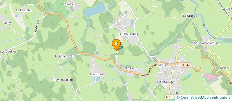 localisation de l'entreprise MONSIEUR PATRICE MAREIX à AHUN