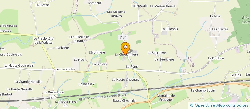 localisation de l'entreprise MONSIEUR PATRICE MARION à LOUVIGNE-DE-BAIS