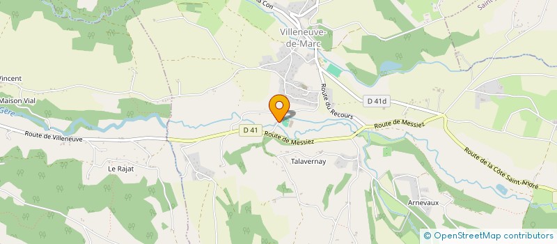 localisation de l'entreprise MONSIEUR PATRICE MARMONNIER  VILLENEUVE-DE-MARC