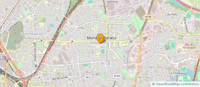 localisation de l'entreprise MONSIEUR PATRICE MAROUZE à MONS-EN-BARŒUL