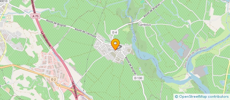 localisation de l'entreprise MONSIEUR PATRICE MARTEL  BRIGNAC