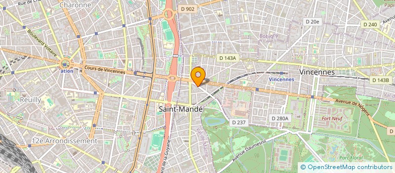 localisation de l'entreprise MONSIEUR PATRICE MARTIN à SAINT-MANDE