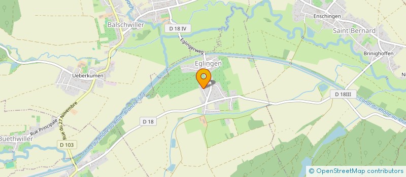 localisation de l'entreprise MONSIEUR PATRICE MARTIN  EGLINGEN