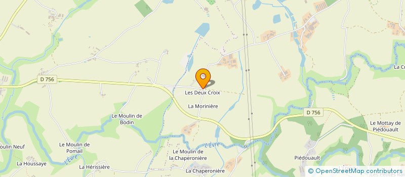 localisation de l'entreprise MONSIEUR PATRICE MARTINEAU  BEAUPREAU-EN-MAUGES