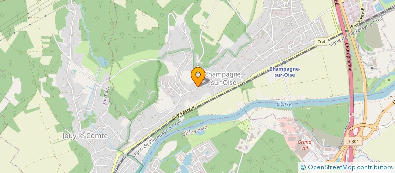 localisation de l'entreprise MONSIEUR PATRICE MARTINEZ à CHAMPAGNE-SUR-OISE