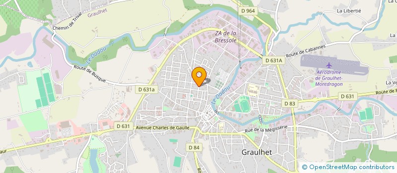 localisation de l'entreprise MONSIEUR PATRICE MARTINEZ  GRAULHET