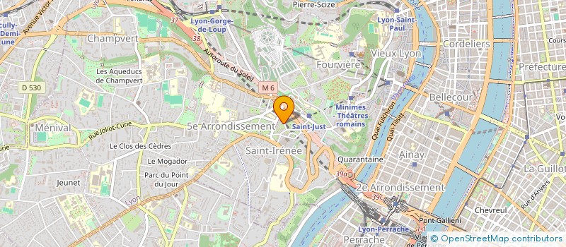 localisation de l'entreprise MONSIEUR PATRICE MARTINIERE  LYON