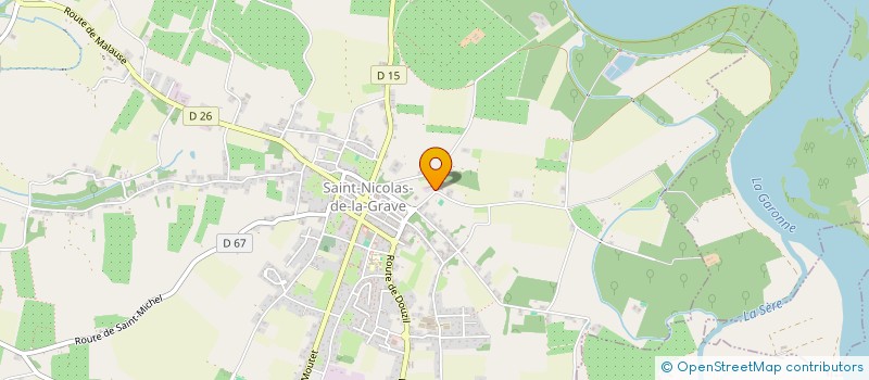 localisation de l'entreprise MONSIEUR PATRICE MARTINS  SAINT-NICOLAS-DE-LA-GRAVE