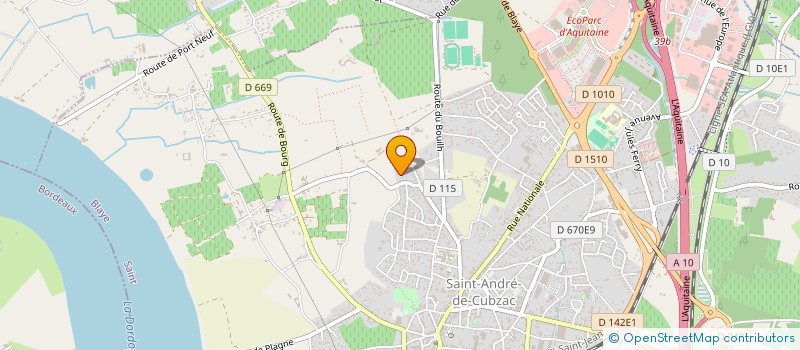 localisation de l'entreprise MONSIEUR PATRICE MARTORANO  SAINT-ANDRE-DE-CUBZAC