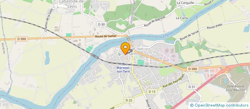 localisation de l'entreprise MONSIEUR PATRICE MARTY  MARSSAC-SUR-TARN