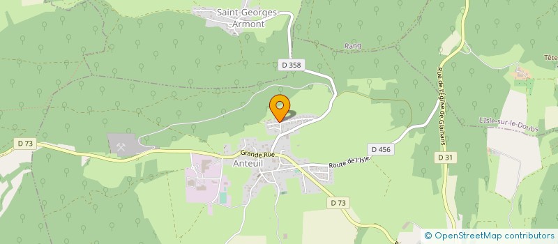 localisation de l'entreprise MONSIEUR PATRICE MAS  ANTEUIL