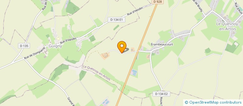 localisation de l'entreprise MONSIEUR PATRICE MASSE  LE QUESNOY-EN-ARTOIS