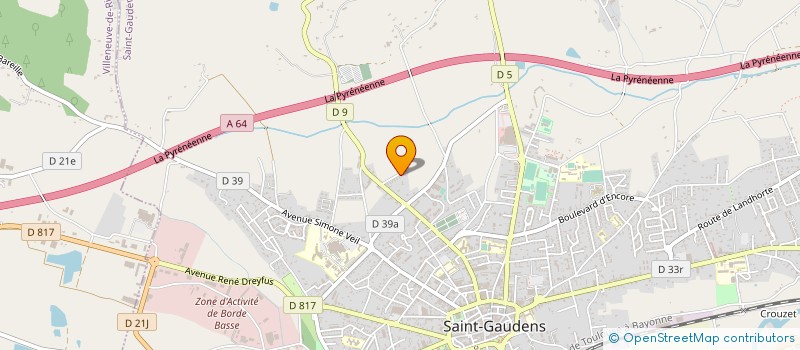 localisation de l'entreprise MONSIEUR PATRICE MATHIEU à SAINT-GAUDENS