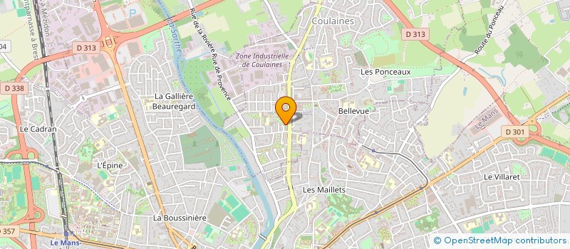 localisation de l'entreprise MONSIEUR PATRICE MAUBOUSSIN  COULAINES