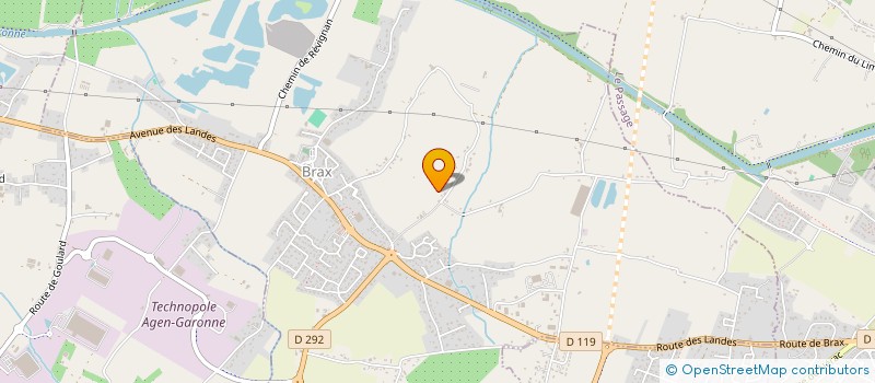 localisation de l'entreprise MONSIEUR PATRICE MAURIN  BRAX