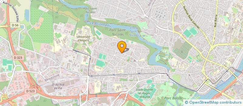 localisation de l'entreprise MONSIEUR PATRICE MENARD à ANGERS