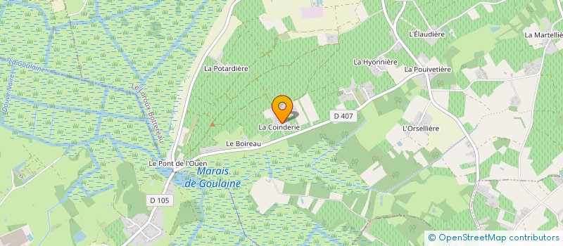 localisation de l'entreprise MONSIEUR PATRICE MERCERON à LE LOROUX-BOTTEREAU