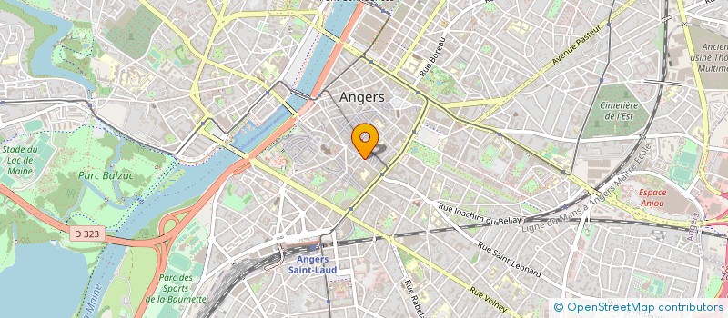 localisation de l'entreprise MONSIEUR PATRICE MERCIER à ANGERS