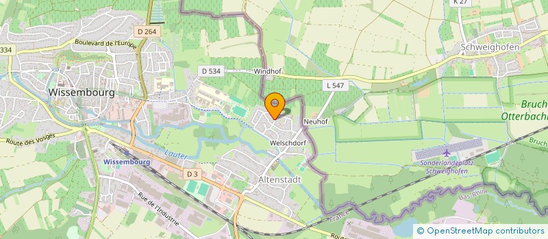 localisation de l'entreprise MONSIEUR PATRICE MERCK  WISSEMBOURG