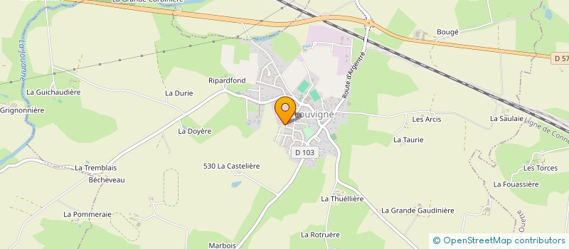 localisation de l'entreprise MONSIEUR PATRICE METAYER  LOUVIGNE