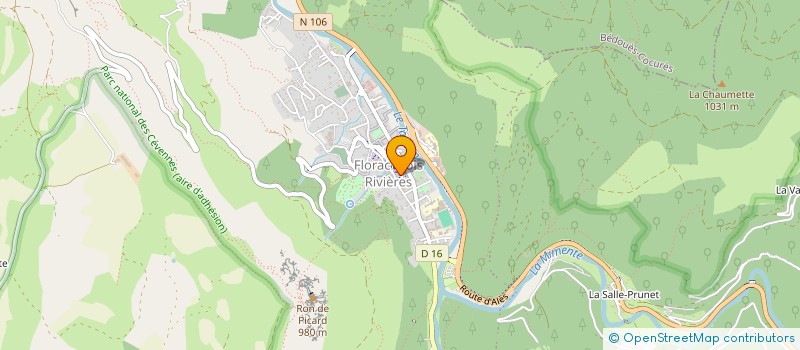 localisation de l'entreprise MONSIEUR PATRICE MEYER  FLORAC TROIS RIVIERES