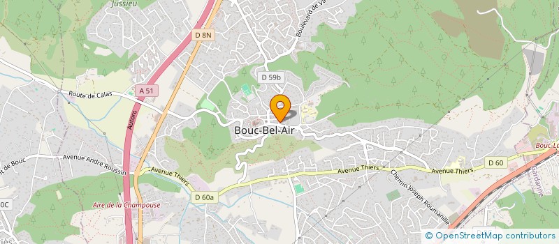 localisation de l'entreprise MONSIEUR PATRICE MEYNIER à BOUC-BEL-AIR